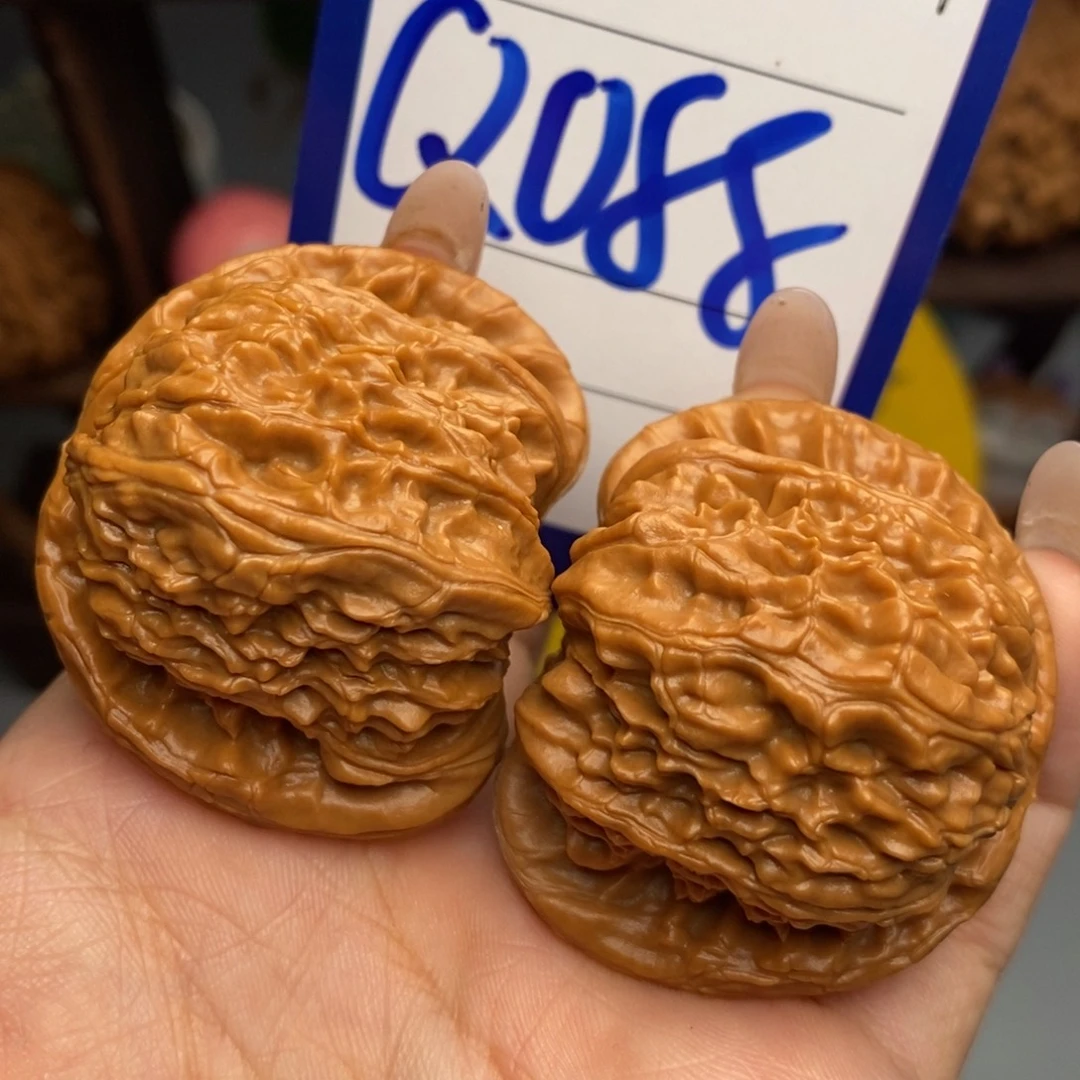 吊坠文玩核桃白狮子43