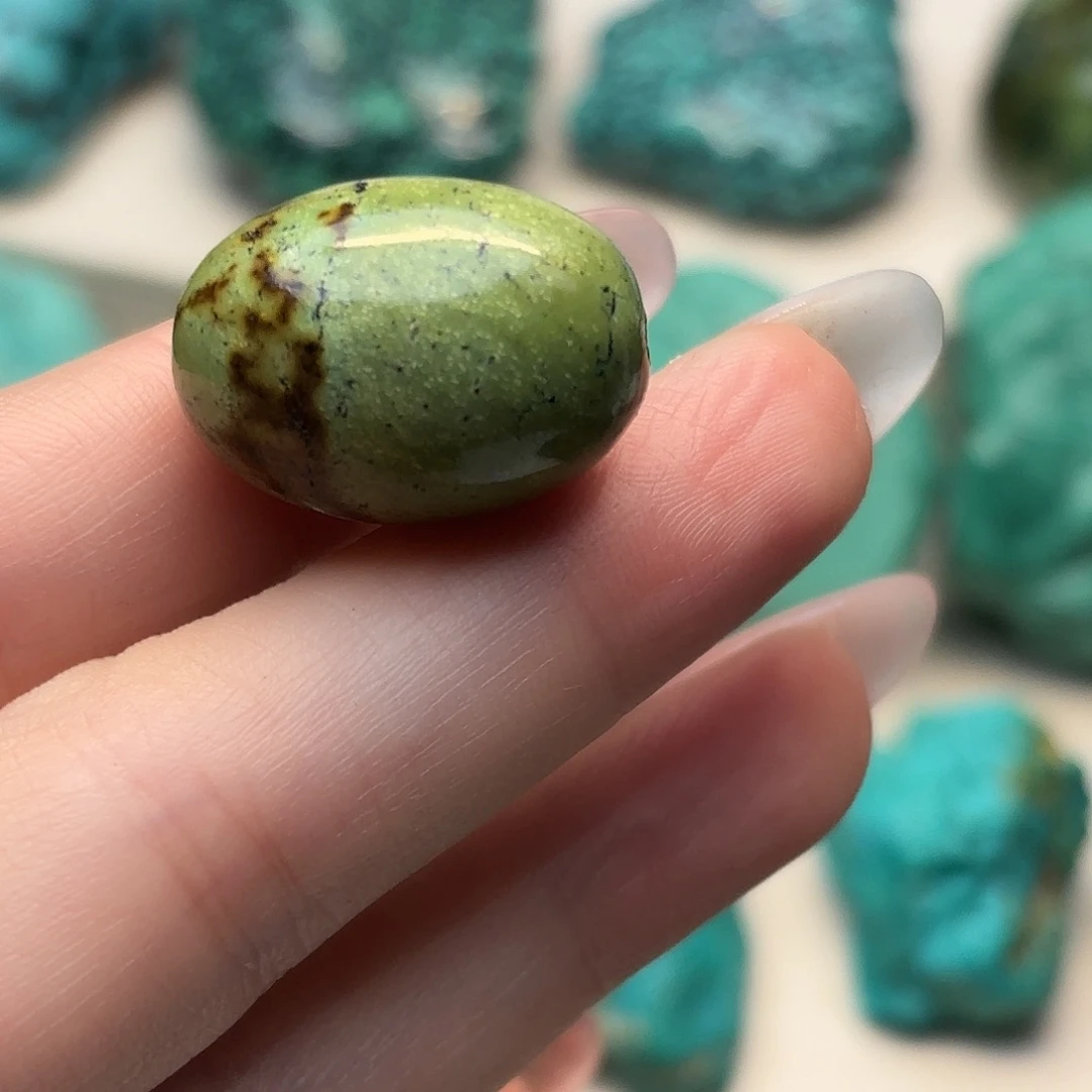 绿松石未镶嵌绿松石老型