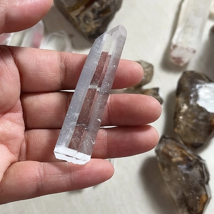 天然水晶原石未镶嵌水晶我***子
