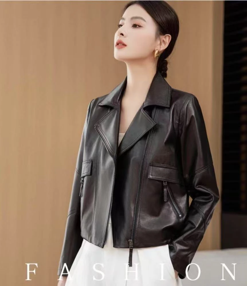 2025春季新款女士皮衣