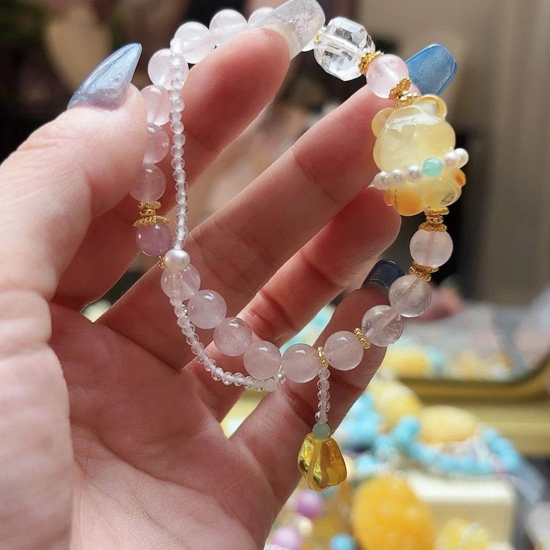 琥珀未镶嵌手镯琥珀