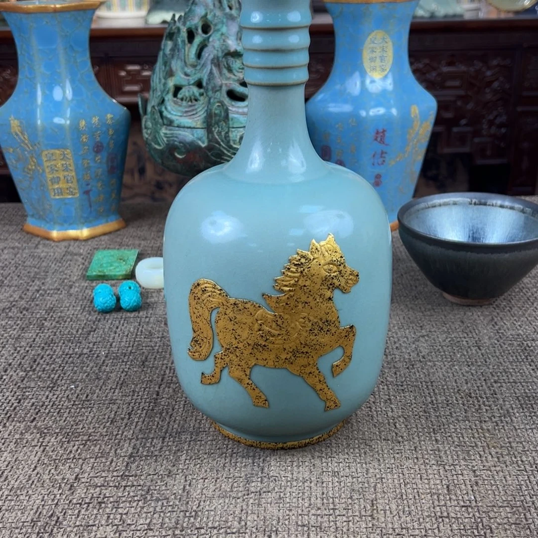 瓷片正能量瓷器摆件