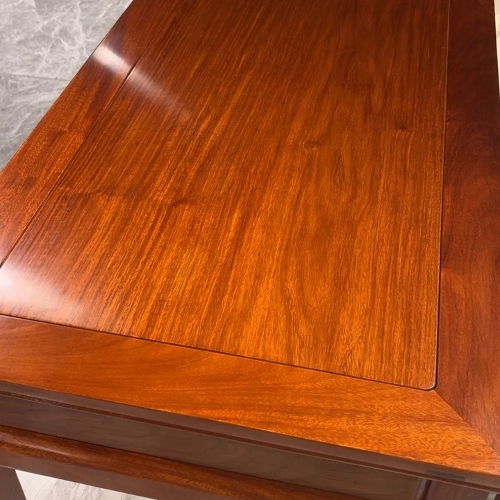 紫檀木类家具大**湖缅甸花梨木办公桌配方凳