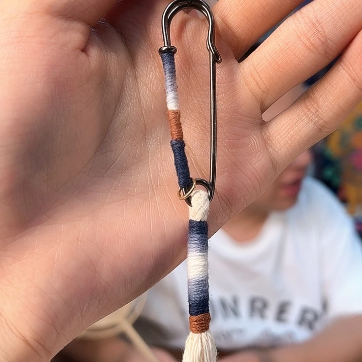 吊坠【西藏】手工编绳别针小卡