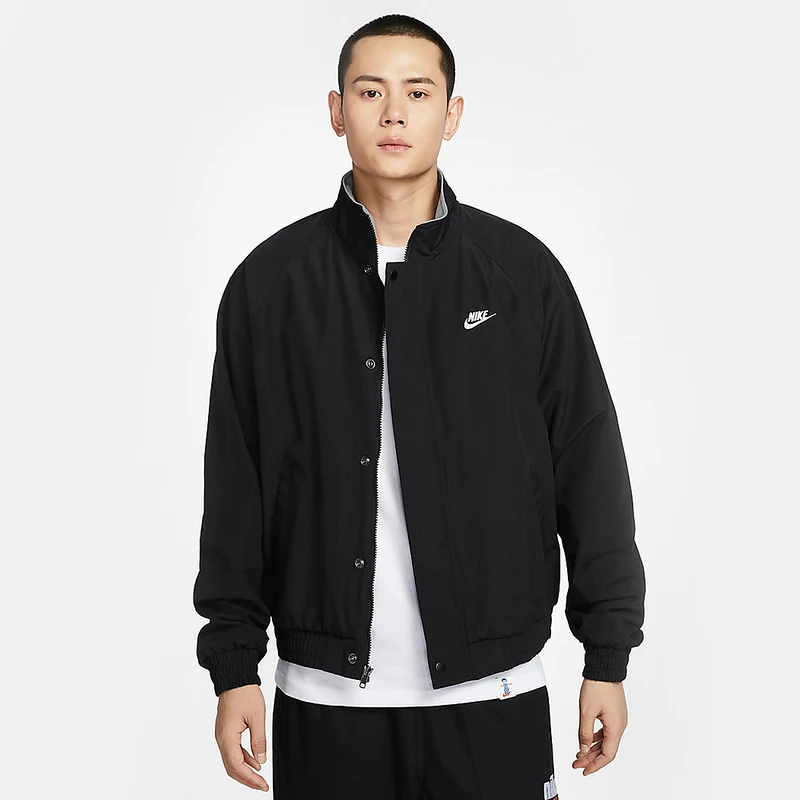 Nike耐克男子梭织夹克摇粒绒里料2025冬季新款宽松加绒外套FZ0657