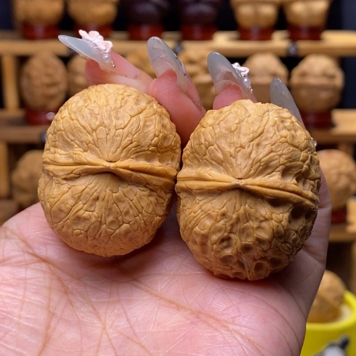 文玩核桃把件铁锤40号39尺