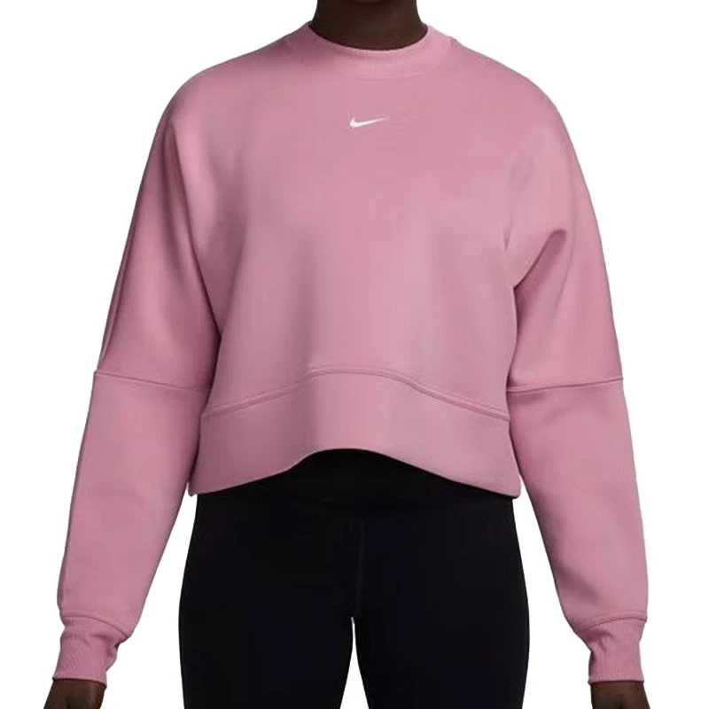 NIKE耐克女子 W NK PRIMA DF CREW TOP GG针织无帽卫衣HJ1187-699