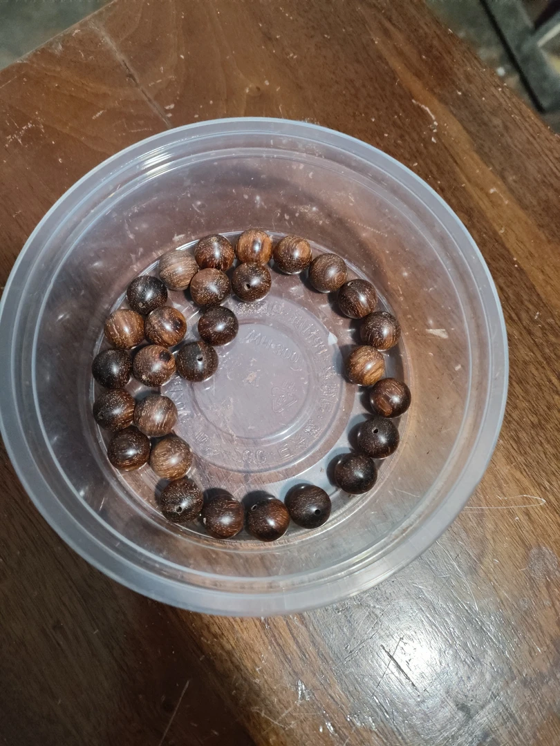 小叶紫檀琴料手串 1.2 单圈 18 颗