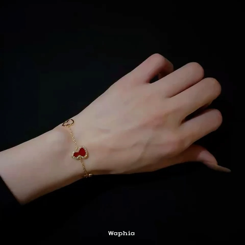 合金手链 Waphia设计师款经典时尚百搭轻奢【三葫芦手链】  QE001