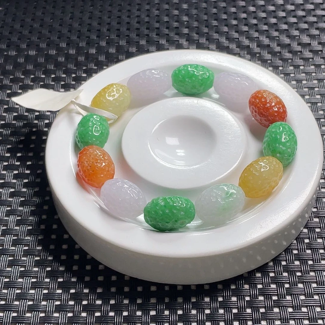 翡翠手链未镶嵌卡11.5