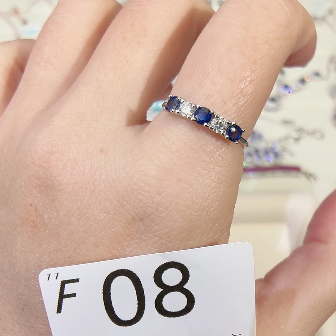 银S925镶嵌蓝宝石珠宝奇石