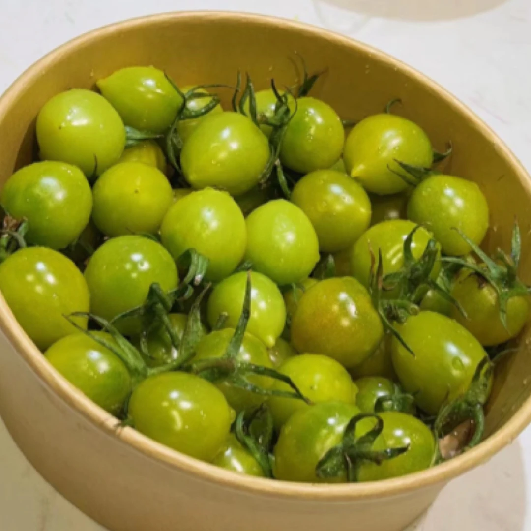 内蒙青霞番茄柿一盒500g洗好