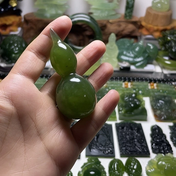 蛇纹石玉未镶嵌手把