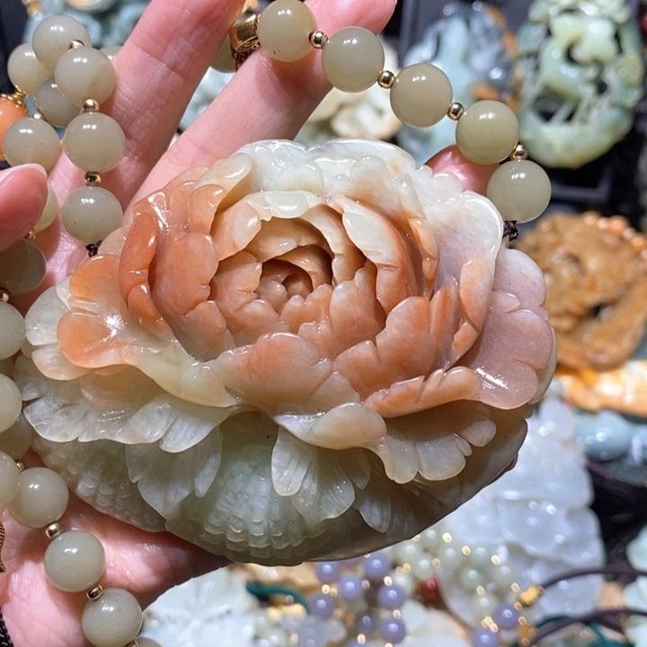 岫玉毛衣链未镶嵌