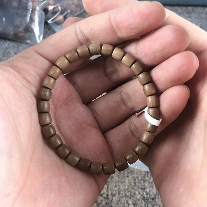檀香木手串/手链06桶珠黑肉老山檀香
