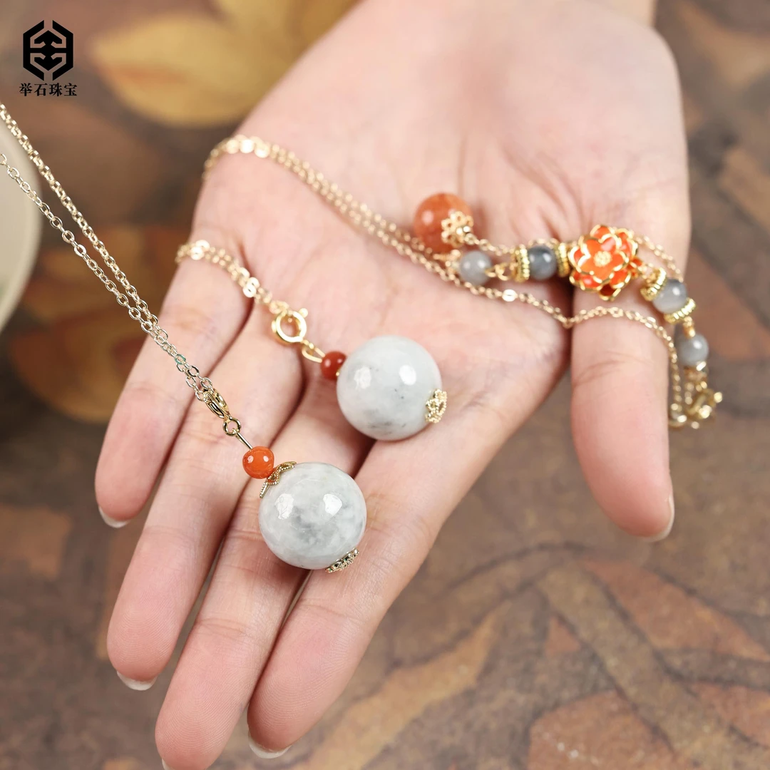 【举石珠宝】T1214-405-174翡翠合金吊坠（一件/多样性发）O