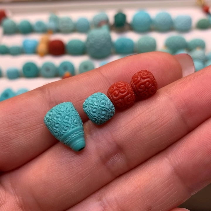 绿松石颈饰未镶嵌厚*谢