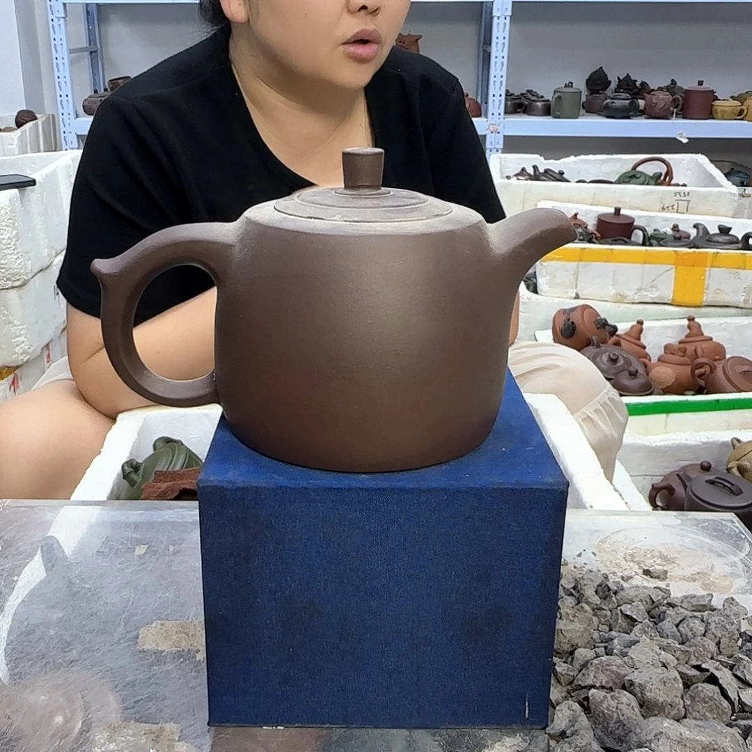 茶壶紫砂宜兴紫砂壶瑕疵处理