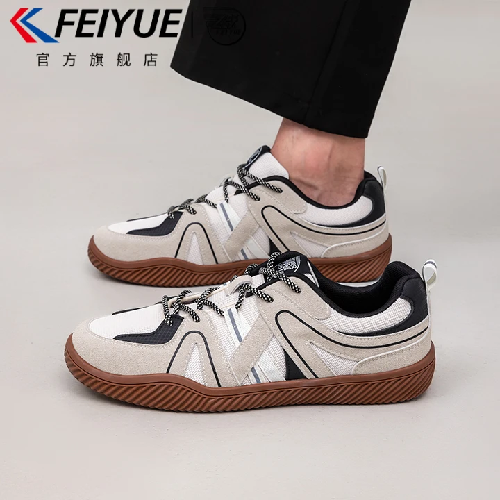 feiyue/飞跃德训鞋2025夏季爆款男女情侣款软底百搭透气休闲板鞋