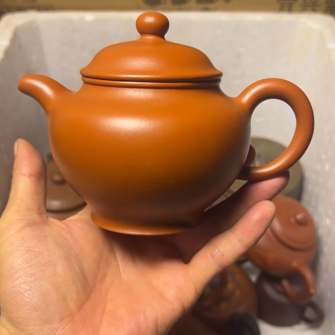 茶壶紫砂宜兴原矿紫砂壶400毫升容量