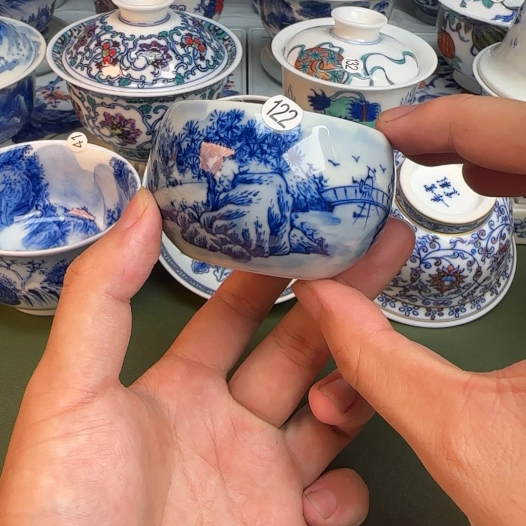 彦祖纯手工手绘茶具122