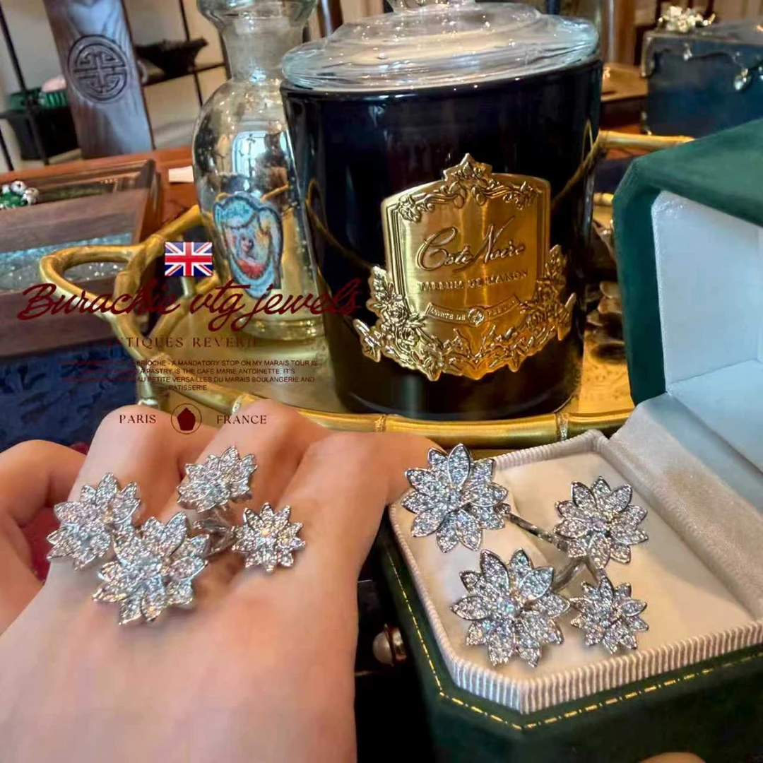 铜合金仿水晶戒指 【6035】周年珍藏英｜经典原标克拉款CrownFrett