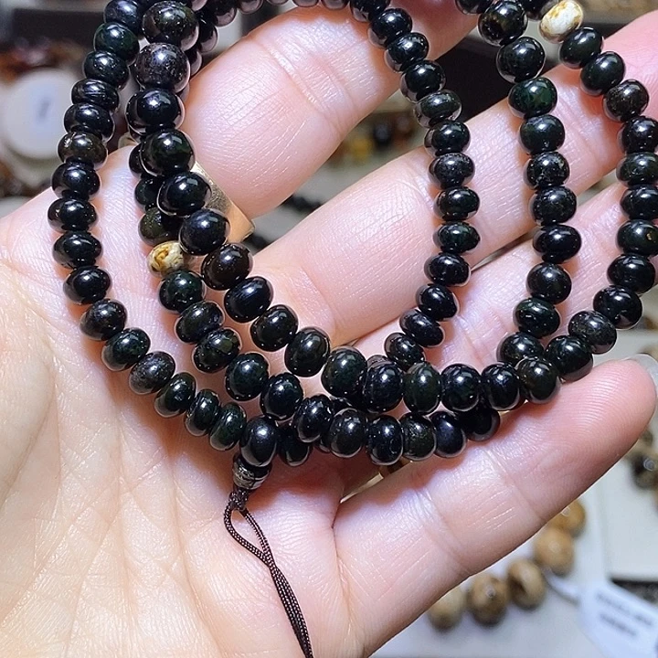 乐***心琥珀未镶嵌裸石满天星6m