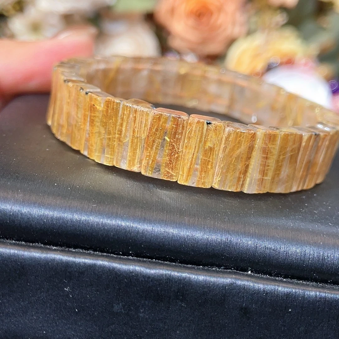 发晶手链未镶嵌钛金手排