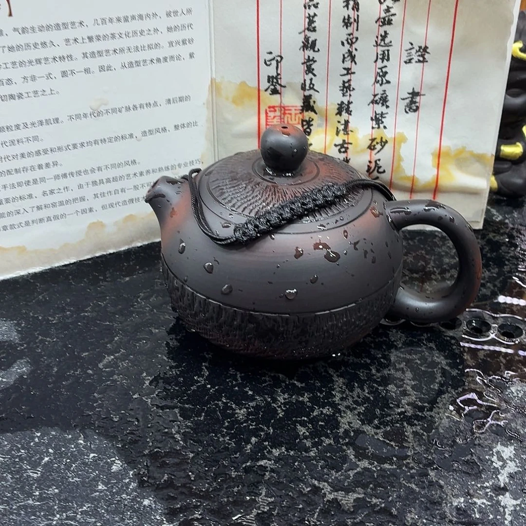 茶壶紫砂200CC跳刀西施单壶