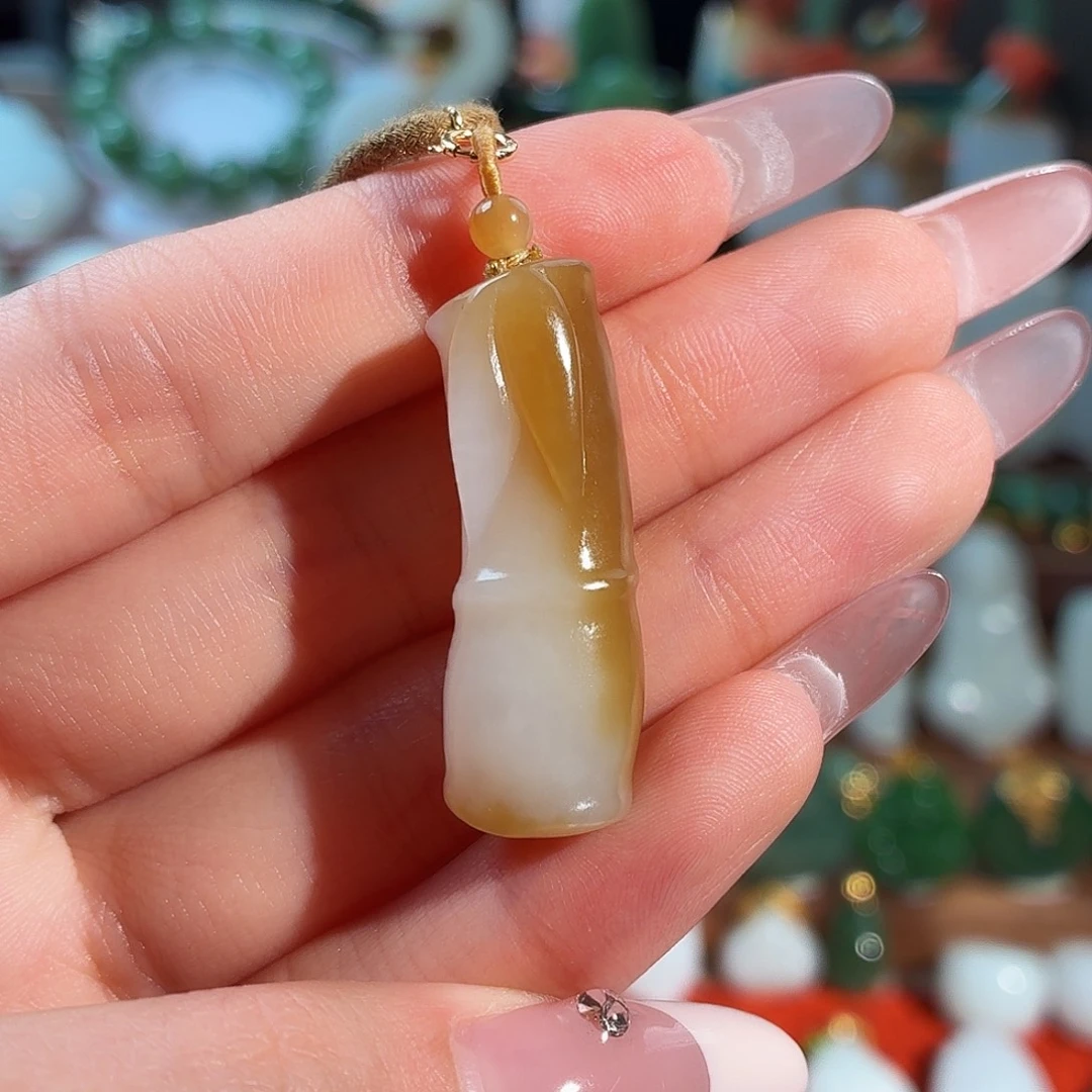 和田玉未镶嵌颈饰T