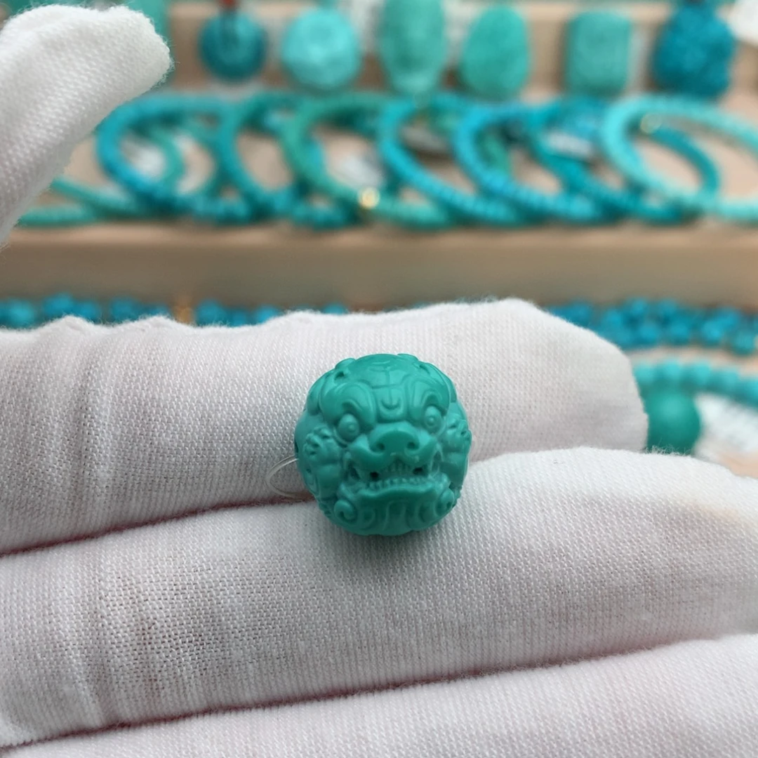 绿松石未镶嵌珠宝奇石15mm