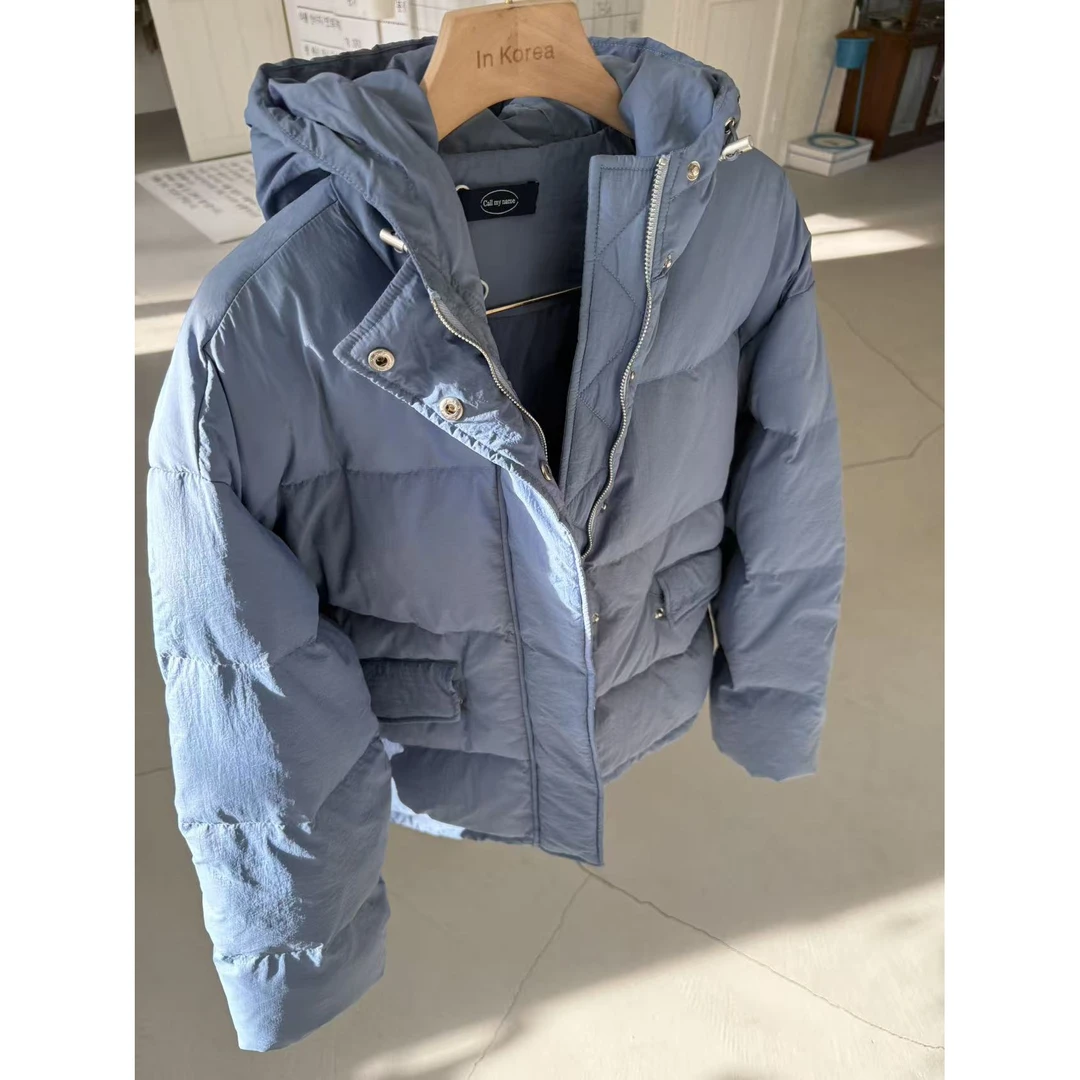 韩代.冰岛蓝色绒服L25121312