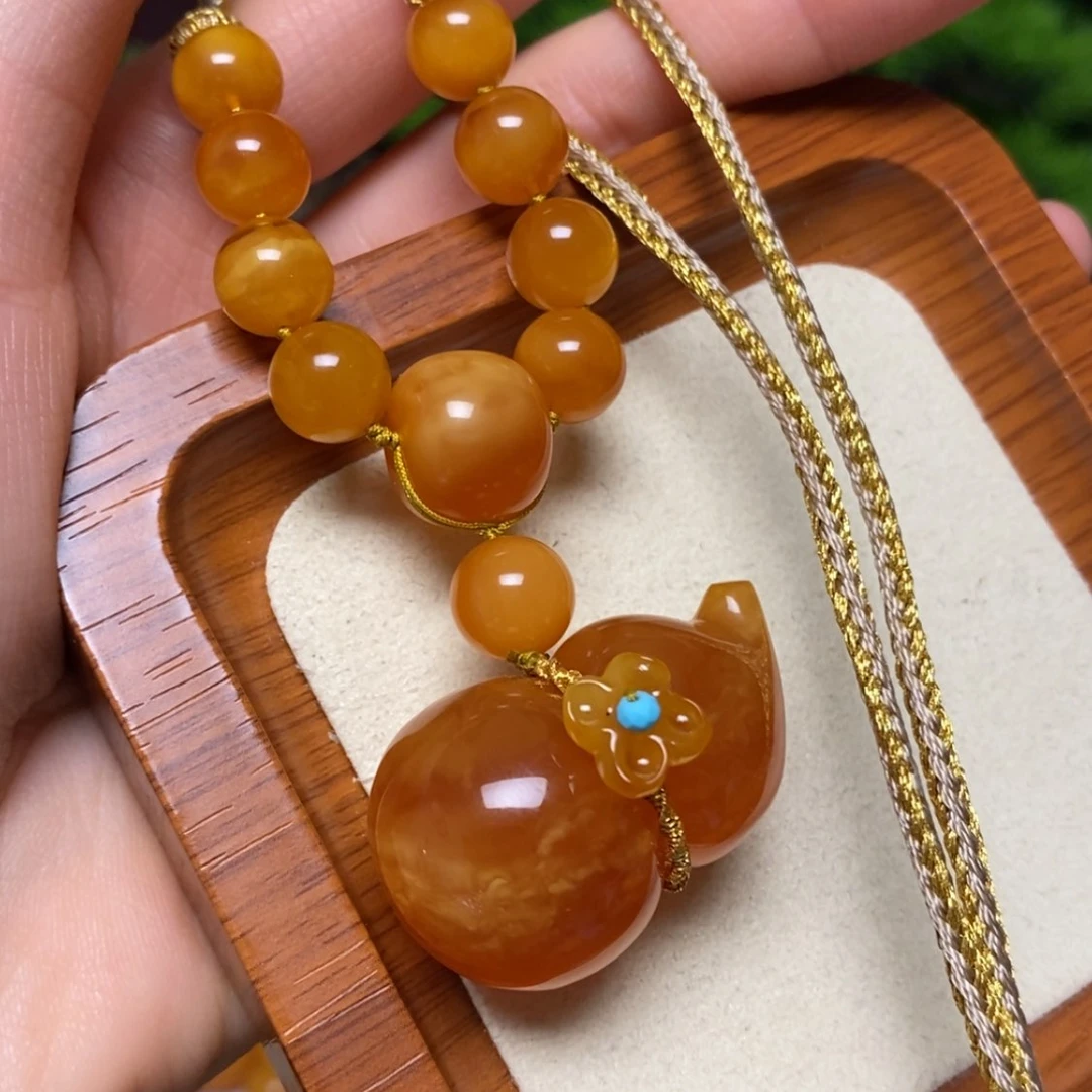 【闪购商品】蜜蜡颈饰未镶嵌项链