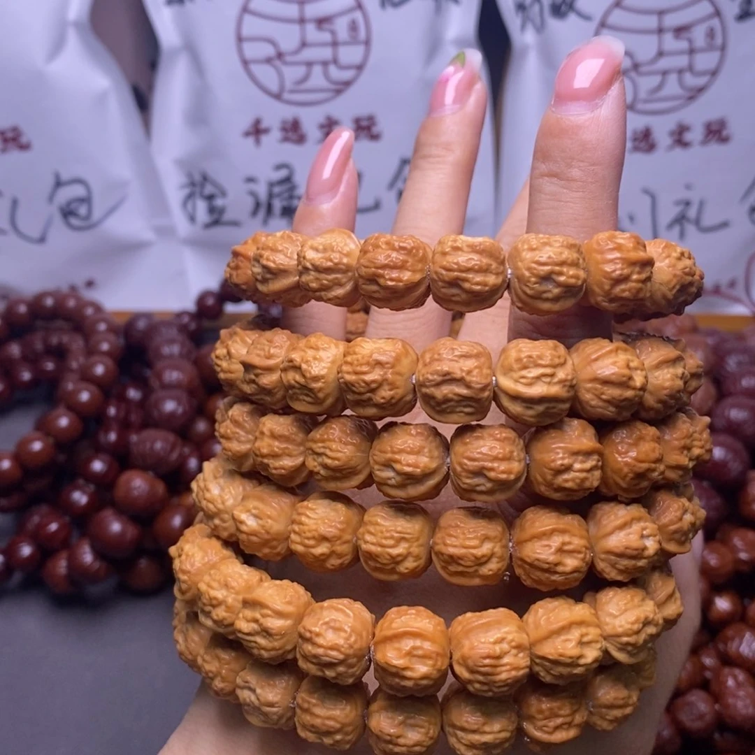 猴头核桃手串蛤蟆头