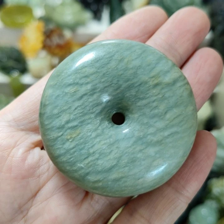 未镶嵌岫玉平安扣