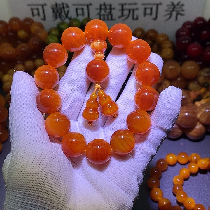 手串/手链松木（琥珀木）1.6 包浆高货