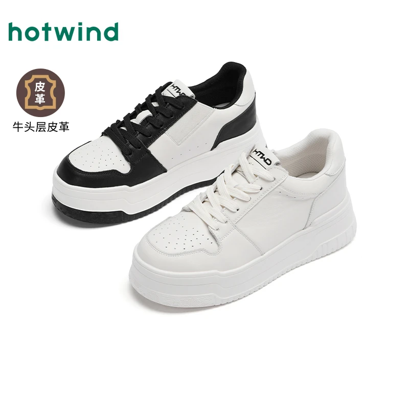 热风2025年春季新款女士时尚休闲鞋H14W25139