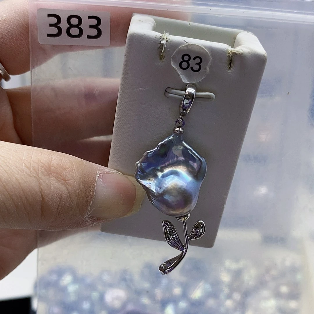 颈饰合金淡水珍珠