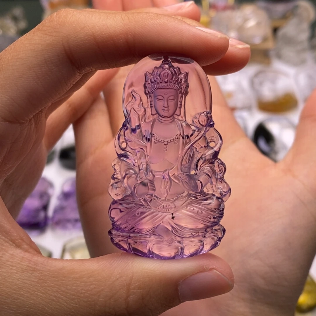 水***花颈饰未镶嵌水晶定制