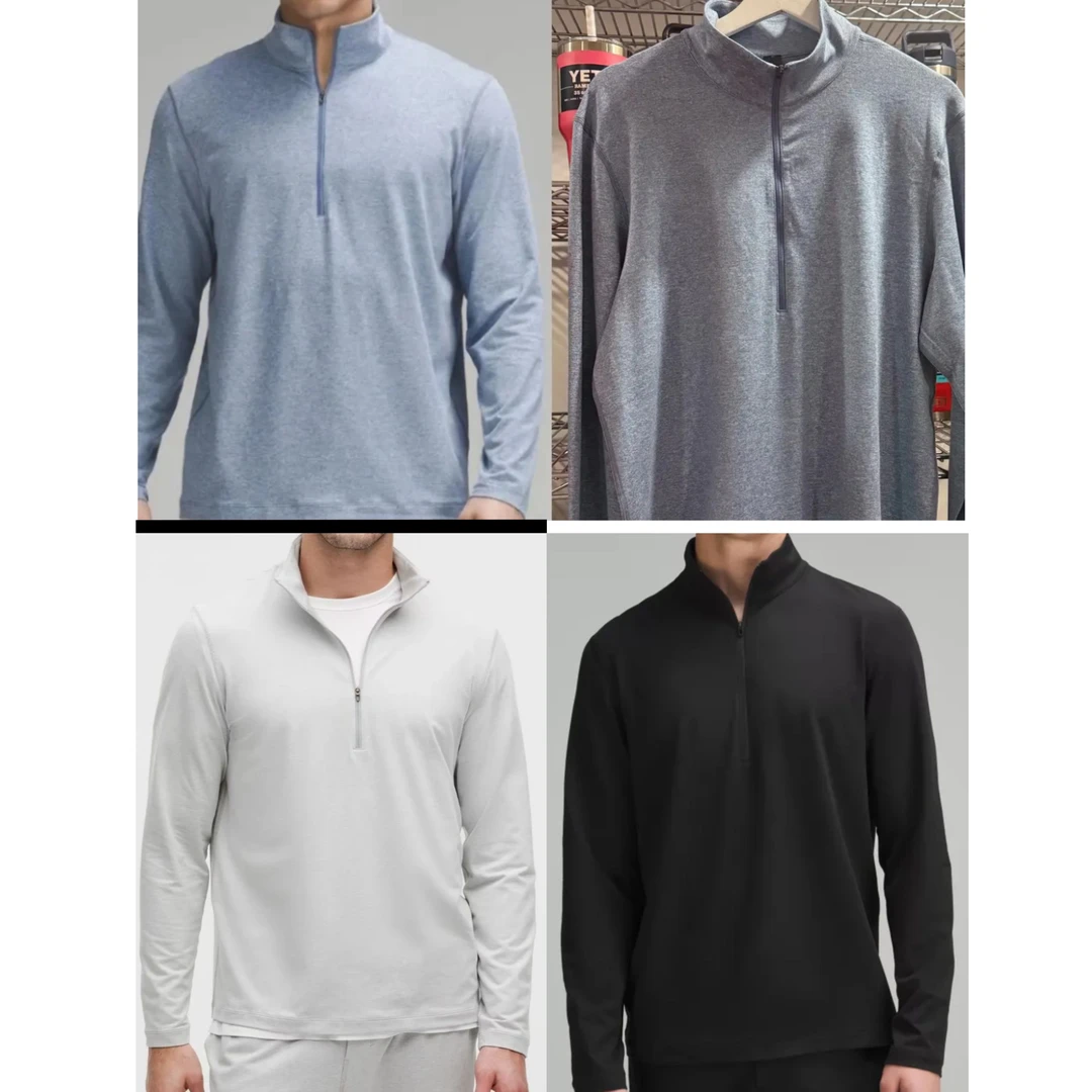 lululemon/露露乐蒙Soft Jersey Half Zip 半拉链长袖休闲上衣