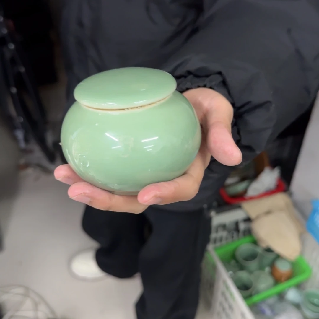 龙泉青瓷茶具微瑕6883