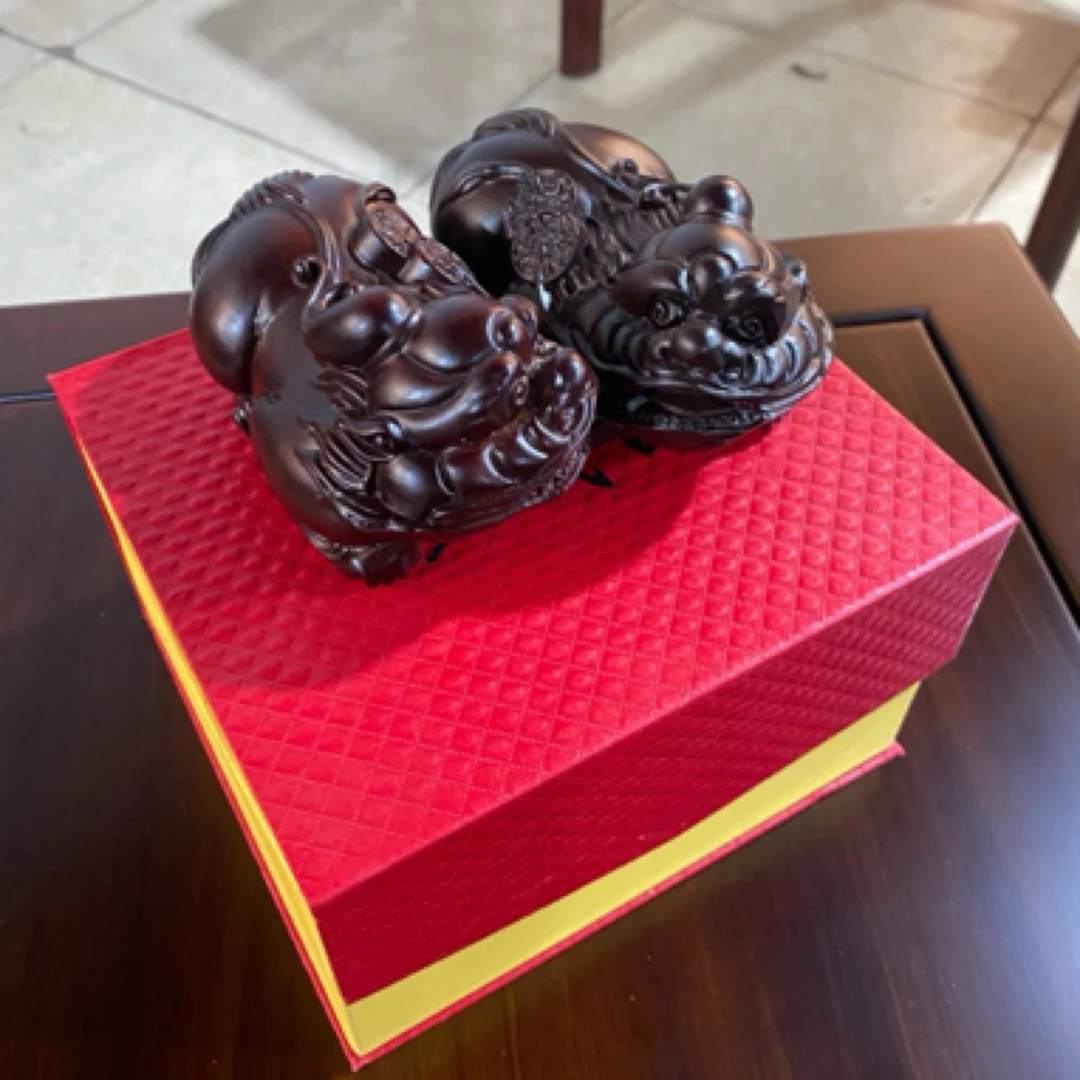 创意摆件貔X木雕装饰送人佳品