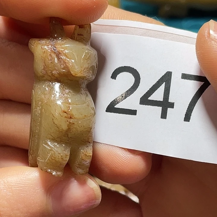 和田玉颈饰未镶嵌童****g