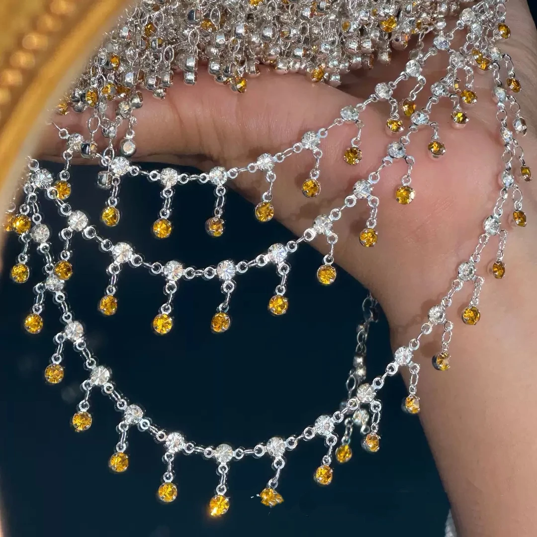 编号116秋意 洛丽塔系列高保色串珠 DIY百搭链条