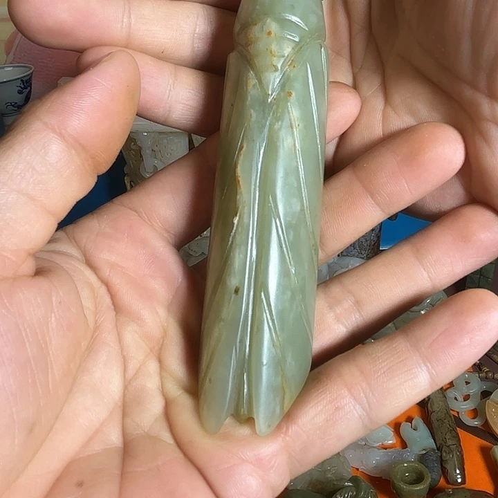 明***哥未镶嵌和田玉挂件