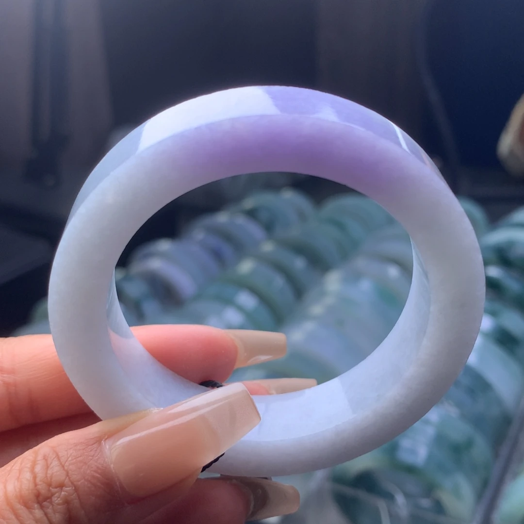 定制翡翠未镶嵌52-54紫