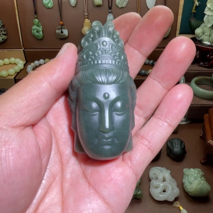 你***！和田玉未镶嵌颈饰