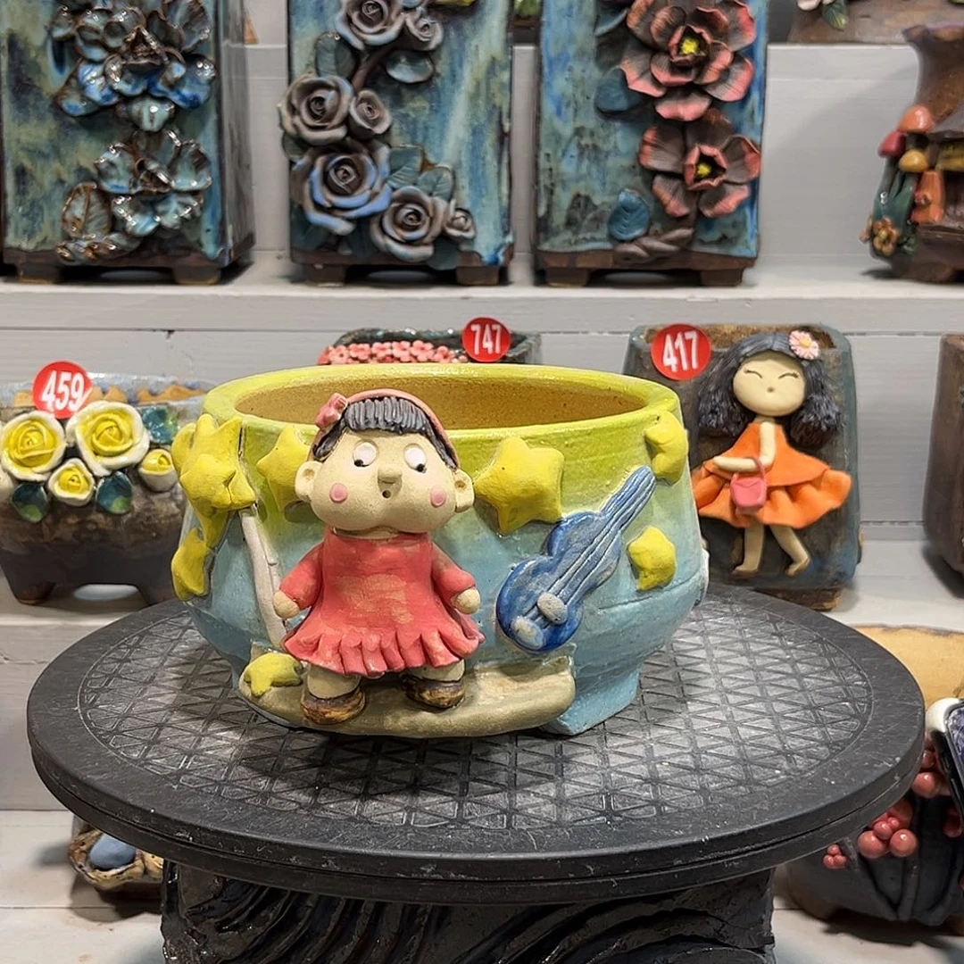 1 号陶然花器手工花盆