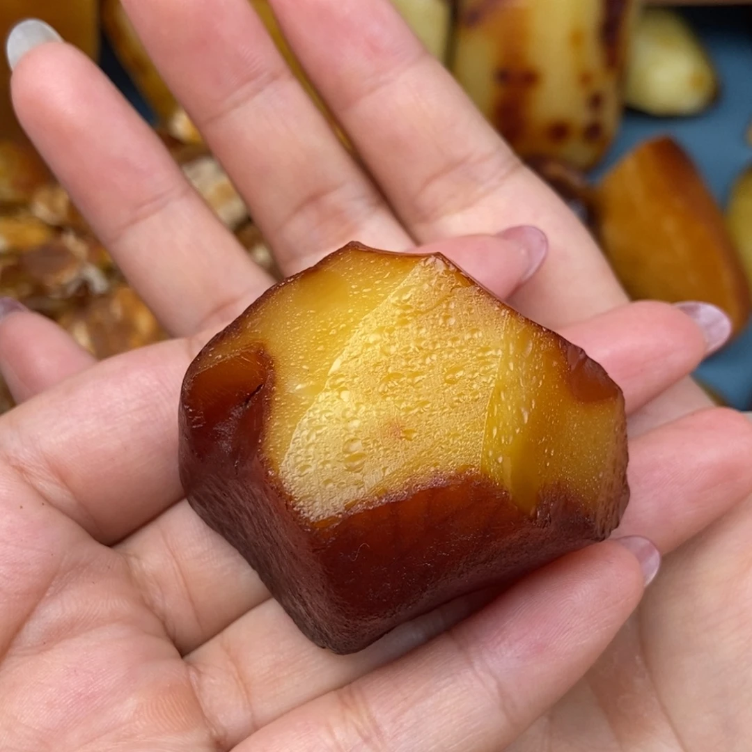 定制琥珀未镶嵌蜜蜡原石定制