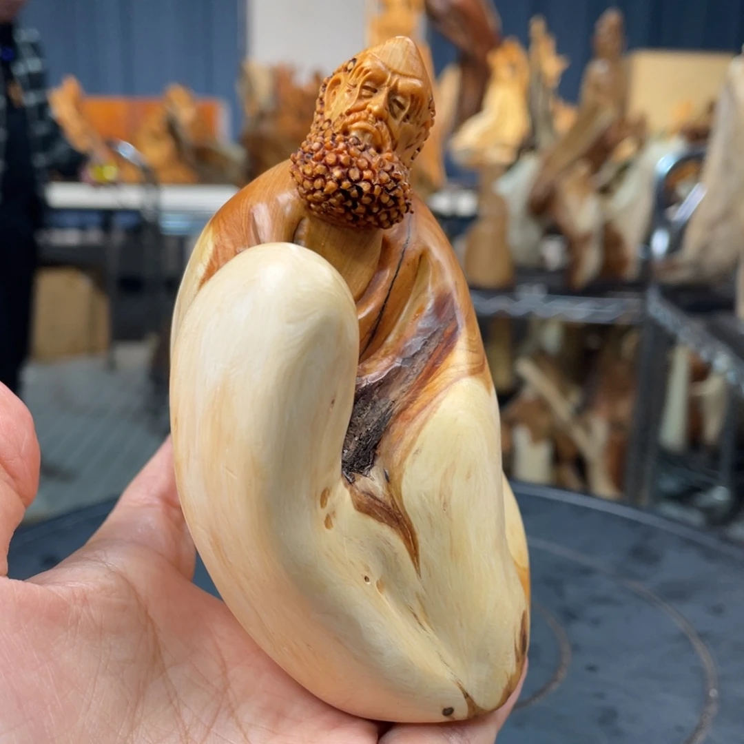 柏木（崖柏）手把件